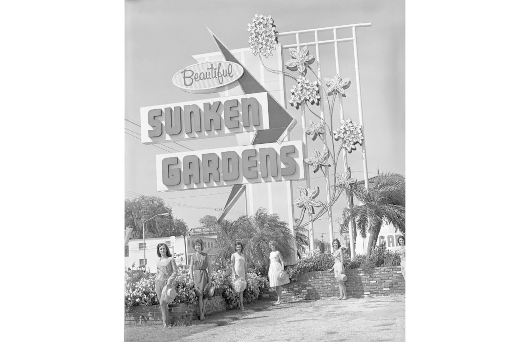 Then: Sunken Gardens, St. Petersburg